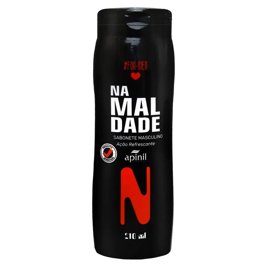 🧼 Sabonete Líquido Masculino com Fragrância Refrescante – 210ml (Apinil Cosméticos) - Amora Íntima
