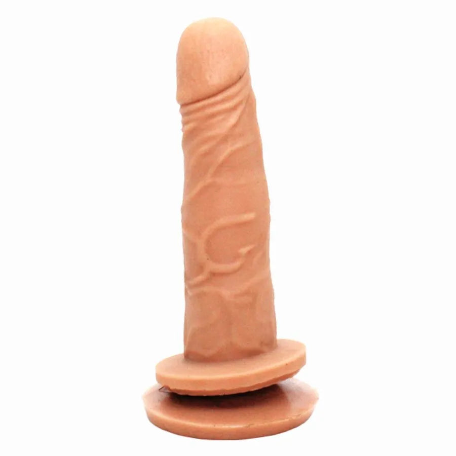 🧘 Acessório Anatômico com Ventosa – 14x3,5 cm | Garji | Realismo, Estabilidade e Conforto - Amora Íntima