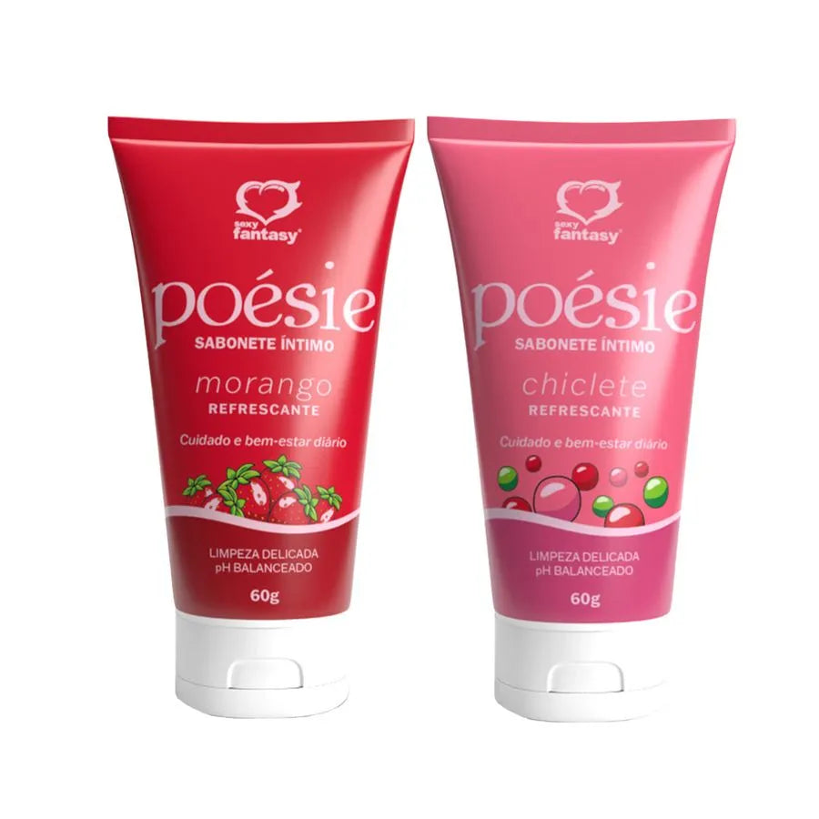 ❄️ Sabonete Íntimo com Toque Refrescante – 60g (Poesie by Sexy Fantasy) - Amora Íntima