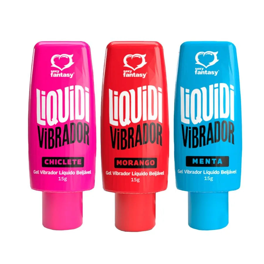 ⚡ Gel Sensorial com Efeito Vibrante – 15ml (Sexy Fantasy) - Amora Íntima