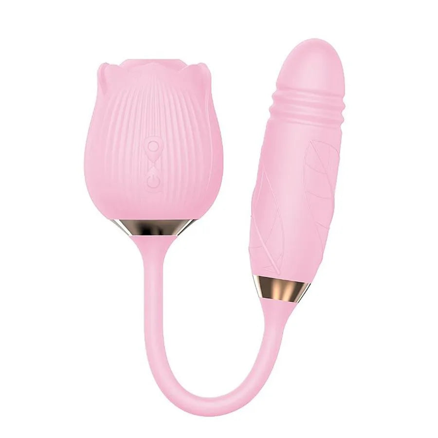 🌹 Sophie Vibrador Rosa – 7 Modos | Pulsação, Vibração e Design Encantador - Amora Íntima