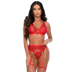 🔥 Conjunto Emily em Renda com Cinta Liga – Sem Bojo (Patitex 846) - Amora Íntima