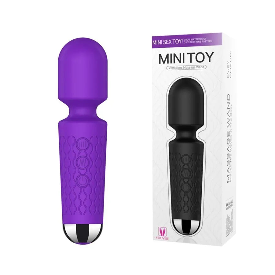 ✨ Mini Varinha Vibratória com 20 Modos – Vip Mix | Tecnologia em Toques Delicados - Amora Íntima