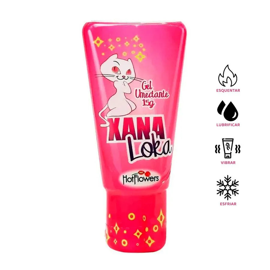 🌺 Gel Estimulante Feminino com Toque Vibrante – 15g (Hot Flowers) - Amora Íntima
