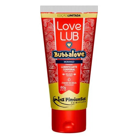 💖 Gel Sensorial Aromático Beijável – Sabor Bubbalove 60g (La Pimienta) - Amora Íntima