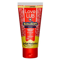 💖 Gel Sensorial Aromático Beijável – Sabor Bubbalove 60g (La Pimienta) - Amora Íntima