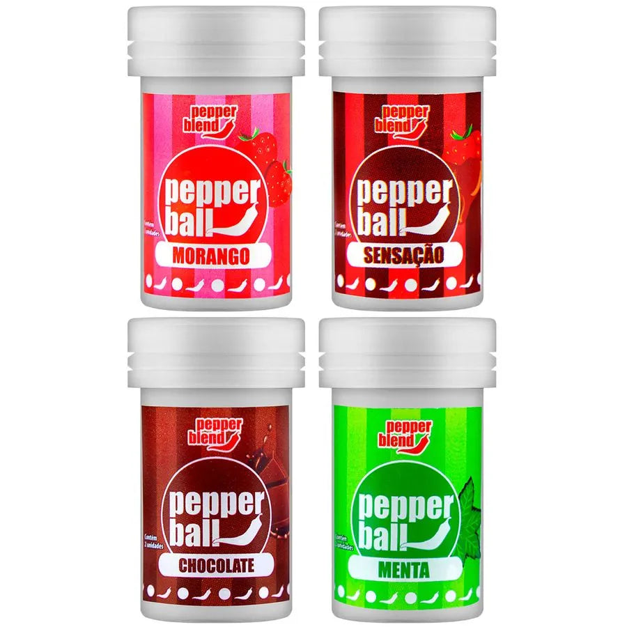 💥 Pepper Balls Explosivas – 2 unidades (Pepper Blend) - Amora Íntima