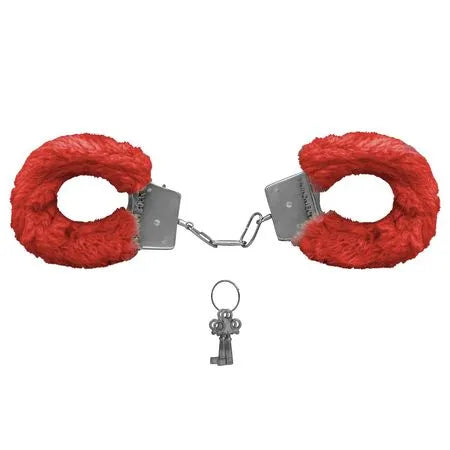 🔒 Algemas com Revestimento em Pelúcia – Fur Love Cuffs (Sexy Import) - Amora Íntima
