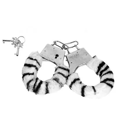 🔒 Algemas com Revestimento em Pelúcia – Fur Love Cuffs (Sexy Import) - Amora Íntima