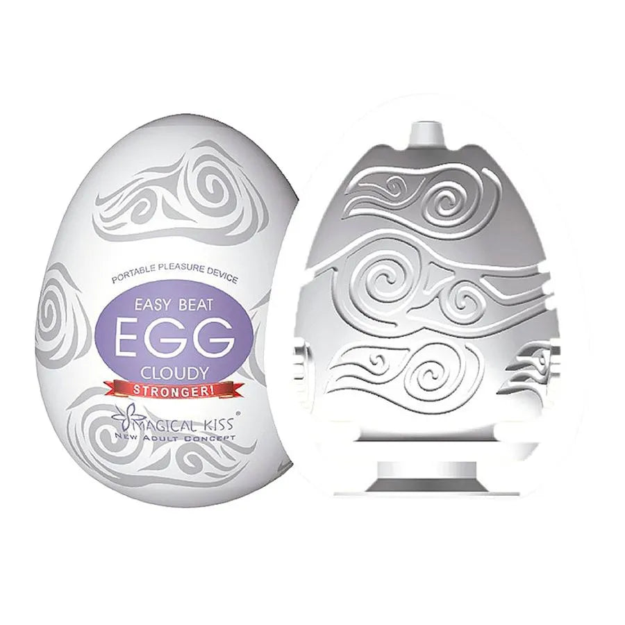 🥚 Egg Estimulador Masculino Texturizado – Magical Kiss Hard 2 | Estímulo com Discrição - Amora Íntima