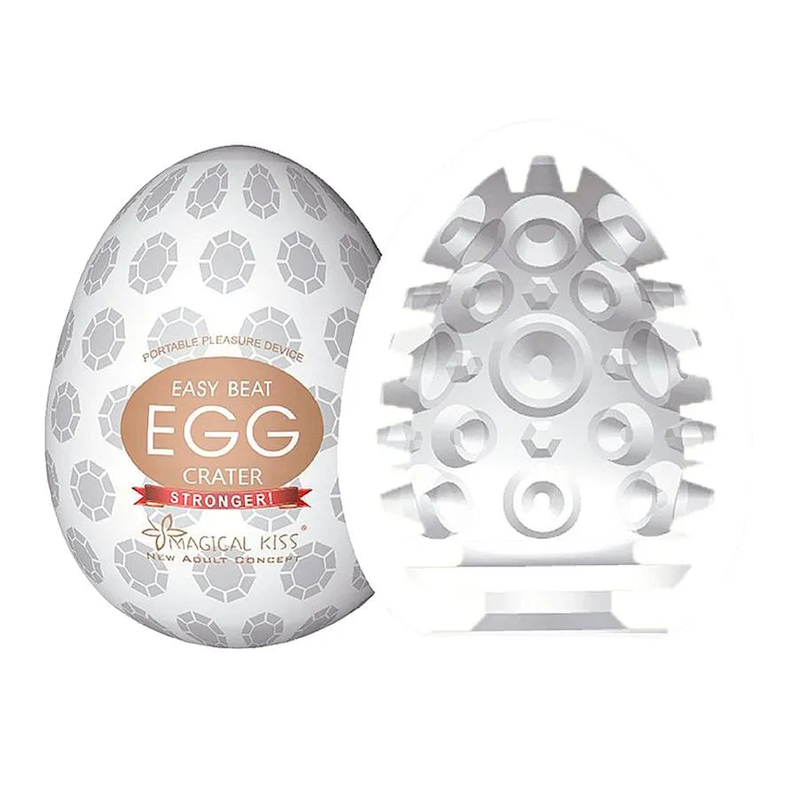 🥚 Egg Estimulador Masculino Texturizado – Magical Kiss Hard 2 | Estímulo com Discrição - Amora Íntima