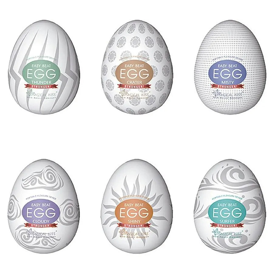 🥚 Egg Estimulador Masculino Texturizado – Magical Kiss Hard 2 | Estímulo com Discrição - Amora Íntima