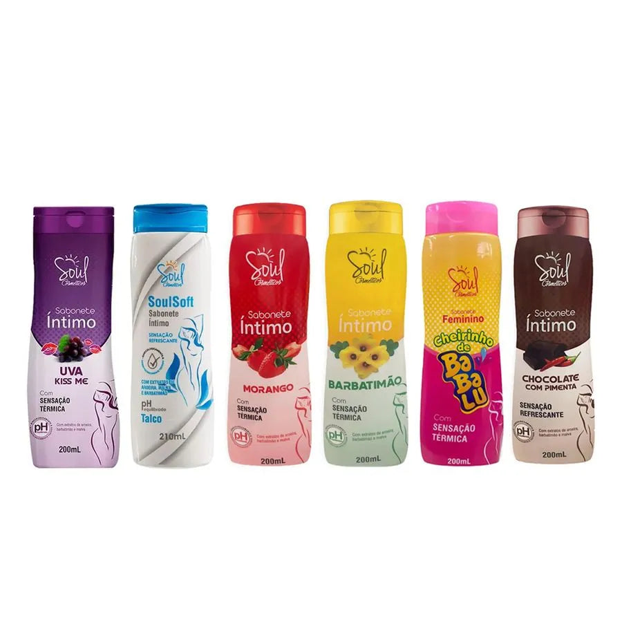 🔥 Sabonete Íntimo Térmico com Efeito de Aquecimento – 210ml (Soul Cosméticos) - Amora Íntima