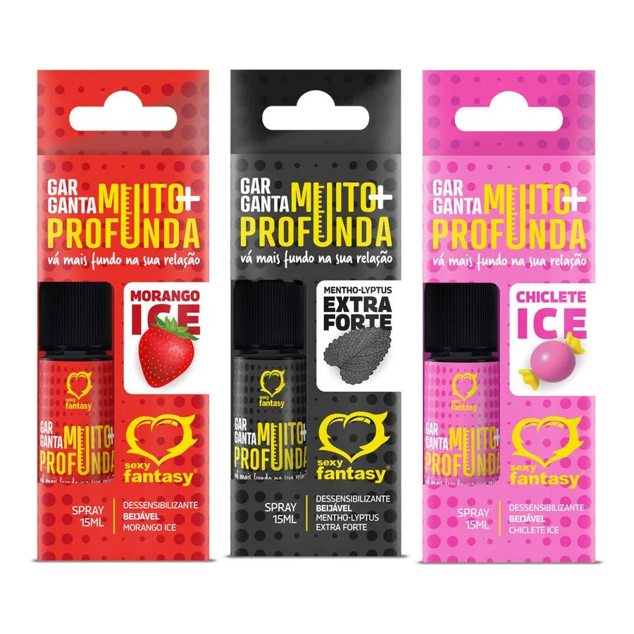 ❄️ Spray Aromático Refrescante para Sensações Suaves – 15ml (Sexy Fantasy) - Amora Íntima